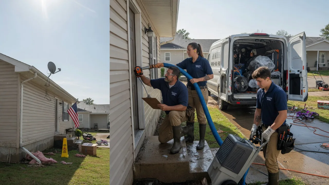 Ceiling Water Damage Restoration in Olustee, OK near me